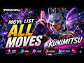 Kunimitsu Tekken 8 | Full Move List in 4K UHD