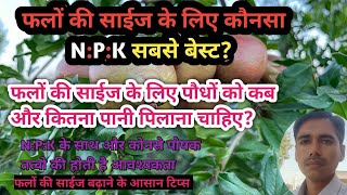 फल की साईज बढ़ाने वाले पोषक तत्व और ऊनके इस्तेमाल का सही तरीक़ा॥ screenshot 5