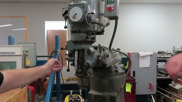 Bridgeport 2J Vertical Milling Machine.