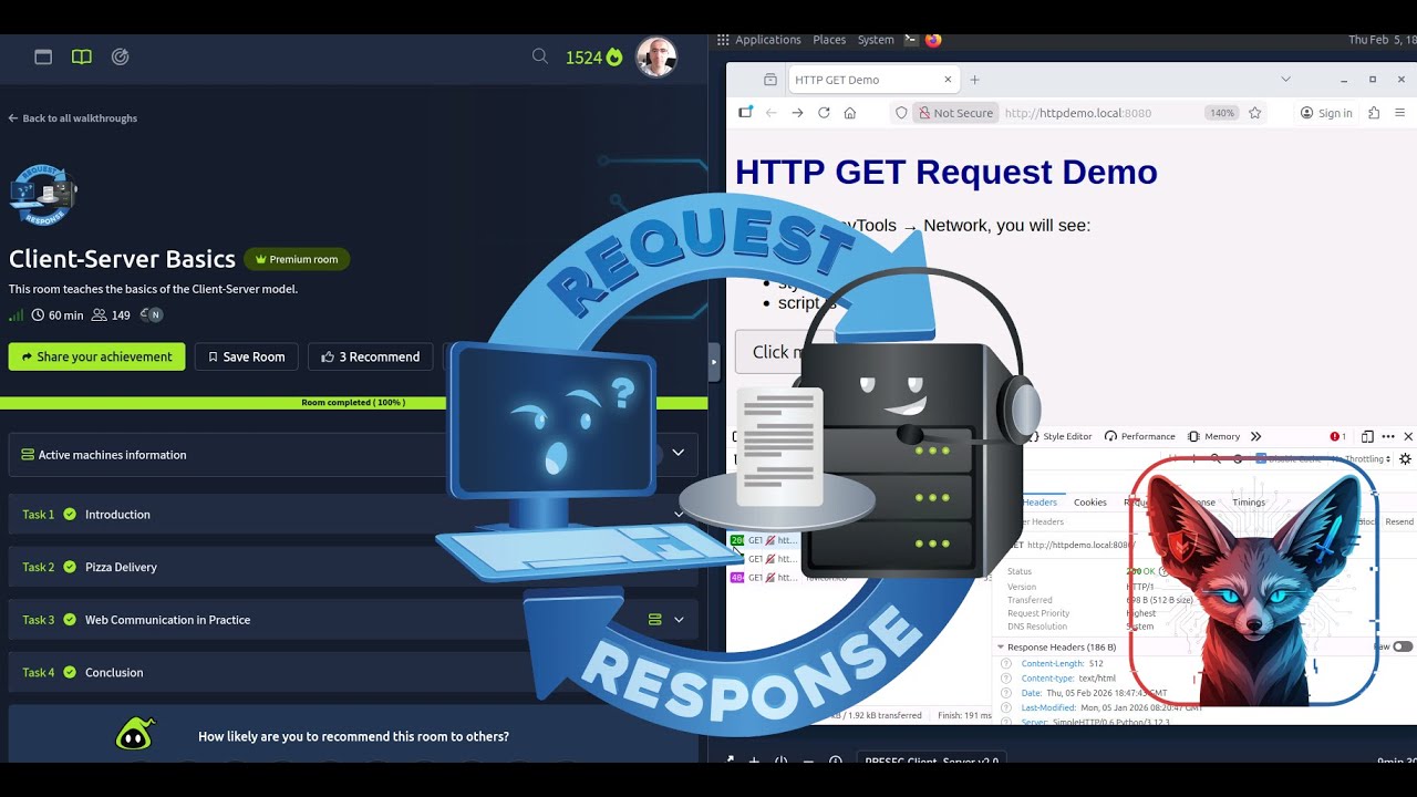 TryHackMe Client-Server Basics | Full Walkthrough 2026 - YouTube