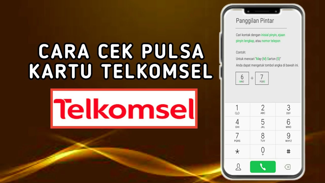 Cara cek pulsa kartu telkomsel YouTube