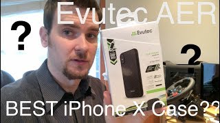Evutec AER Karbon -  iPhone X Case Review in 4K - Real Kevlar Carbon Fibre In Depth - Best Case???