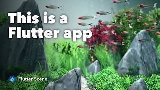 A nature aquarium in Flutter, rendered in real time | Flutter Scene cinematic