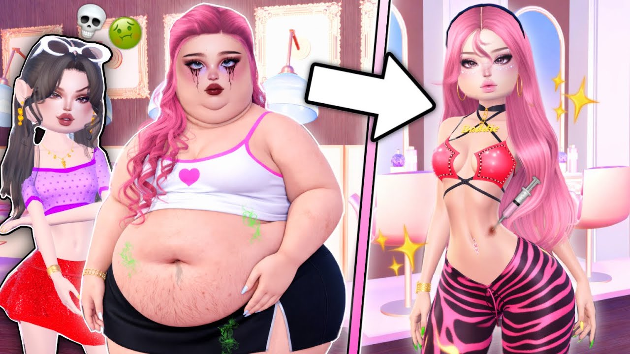 BULLIED For Being FAT, So I became a BADDIE in Dress To Impress..