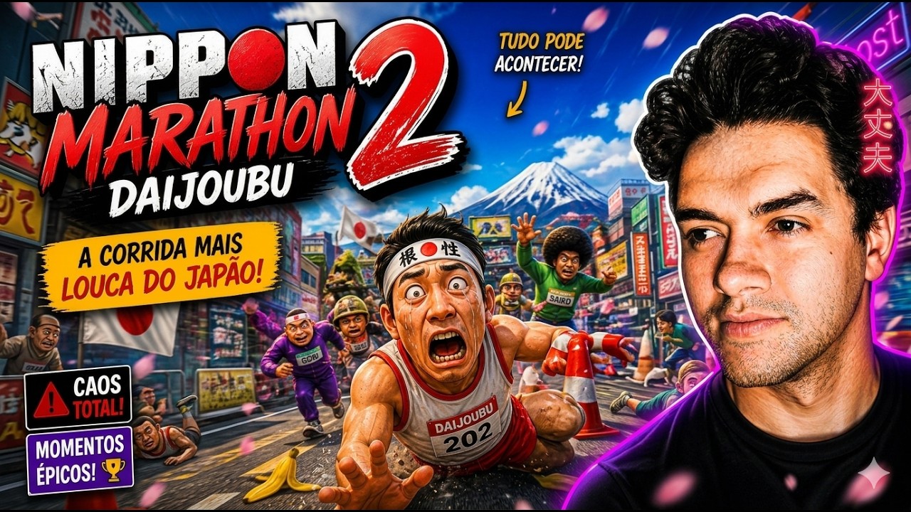 O JOGO MAIS JAPONÊS QUE VOCÊ VAI VER HOJE - Nippon Marathon 2 Daijoubu