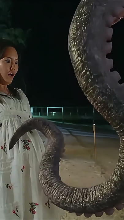 The giant octopus spared the pregnant woman! | Big Octopus | YOUKU MONSTER MOVIE