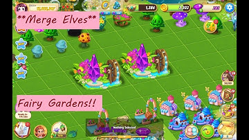 Merge Elves **Making the Bush Wonders**  Fairy Gardens!