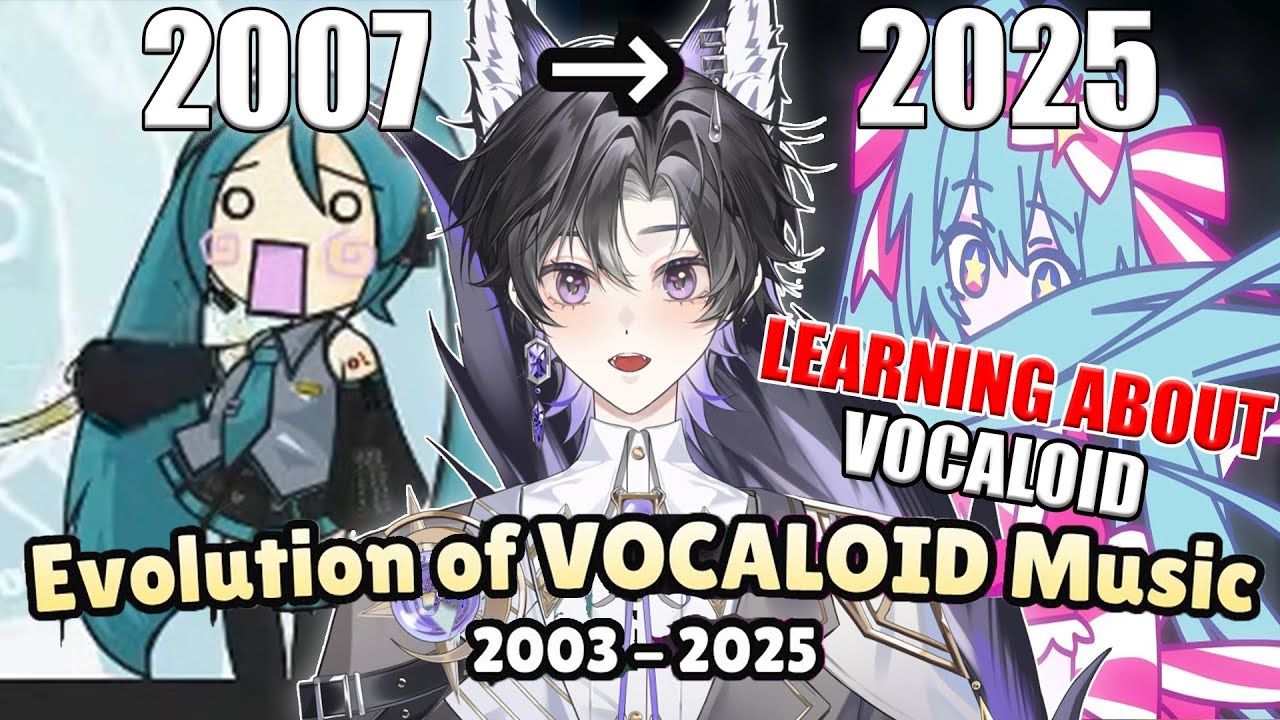 Discovering Vocaloid | New Fan Reacts To Evolution of VOCALOID Music (2003-2025)  22 YEARS OLD!