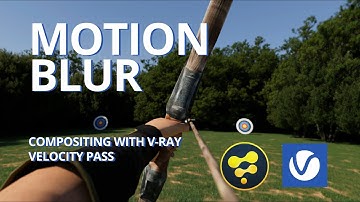 MOTION BLUR. Compositing with V-ray Velocity Pass