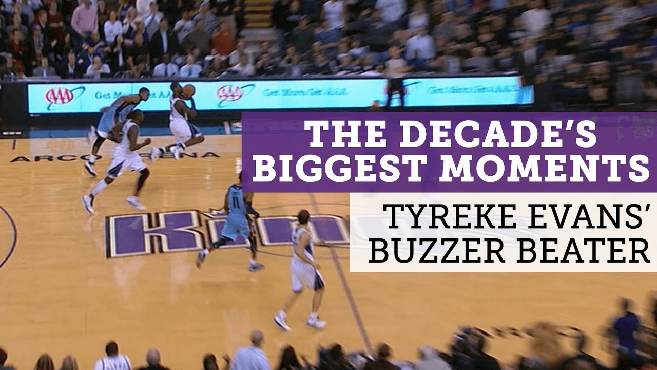 Kings' decadedefining moments Tyreke Evens' insane buzzerbeater