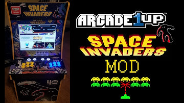 Arcade1up Space Invaders Mod....Check It Out!!!