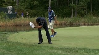 Phil Mickelson makes a mess out of No.16 at Deutsche Bank