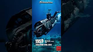Submarine Evolution | 1910-2012 #youtubeshorts #viral #warzone