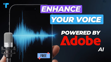 Enhance Your Voice for Free Using Adobe AI - Remove Background Noise