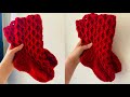 Easy Ajour pattern for knitting socks (#knittingtutorialforbeginners #knittingsocks #вязаныеноски)