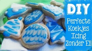 Perfecte koekjes glazuur / royal icing ...