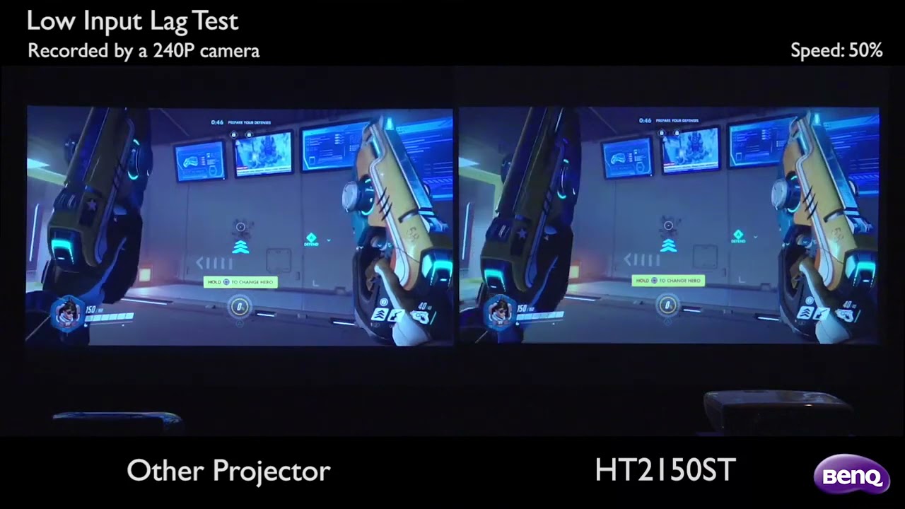 BenQ HT2150ST Gaming Projector vs Other Projector Low Input Lag 
