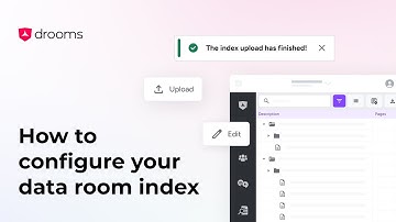 How to configure your data room index