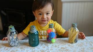DIY Sensory Bottles for Toddlers | Homemade Sensory Toys for Kids | Calm Down Bottles