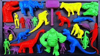 Dinosaurs Jurassic World Dominion:T-Rex, Siren Head, King kong, Giganotosaurus, Godzilla, Skibidi
