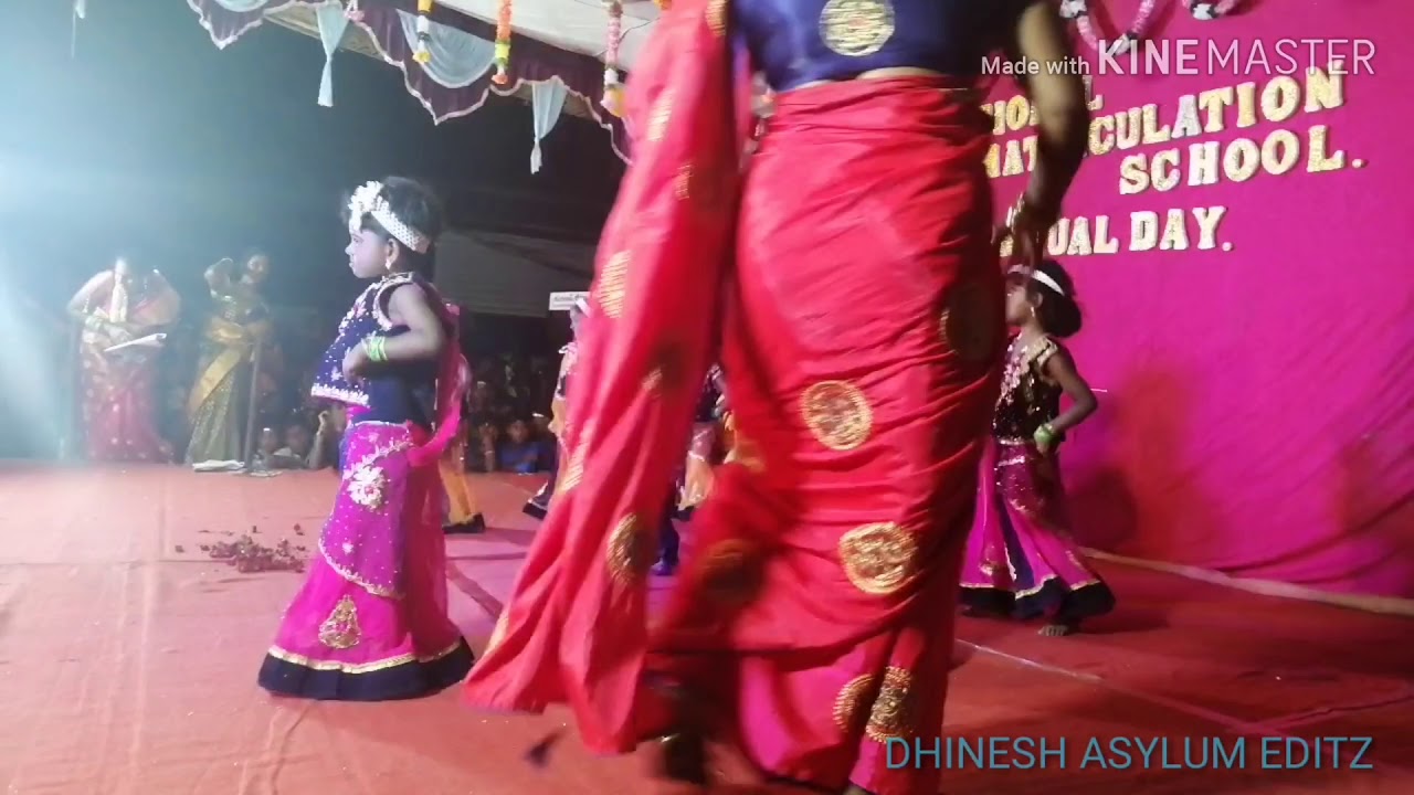 LKG students dance performance in annual day programme - YouTube