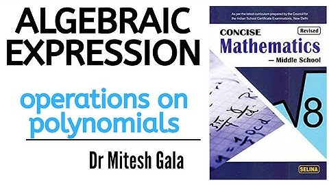 Std 8 Ex 11C Part 1 Algebraic Expressions