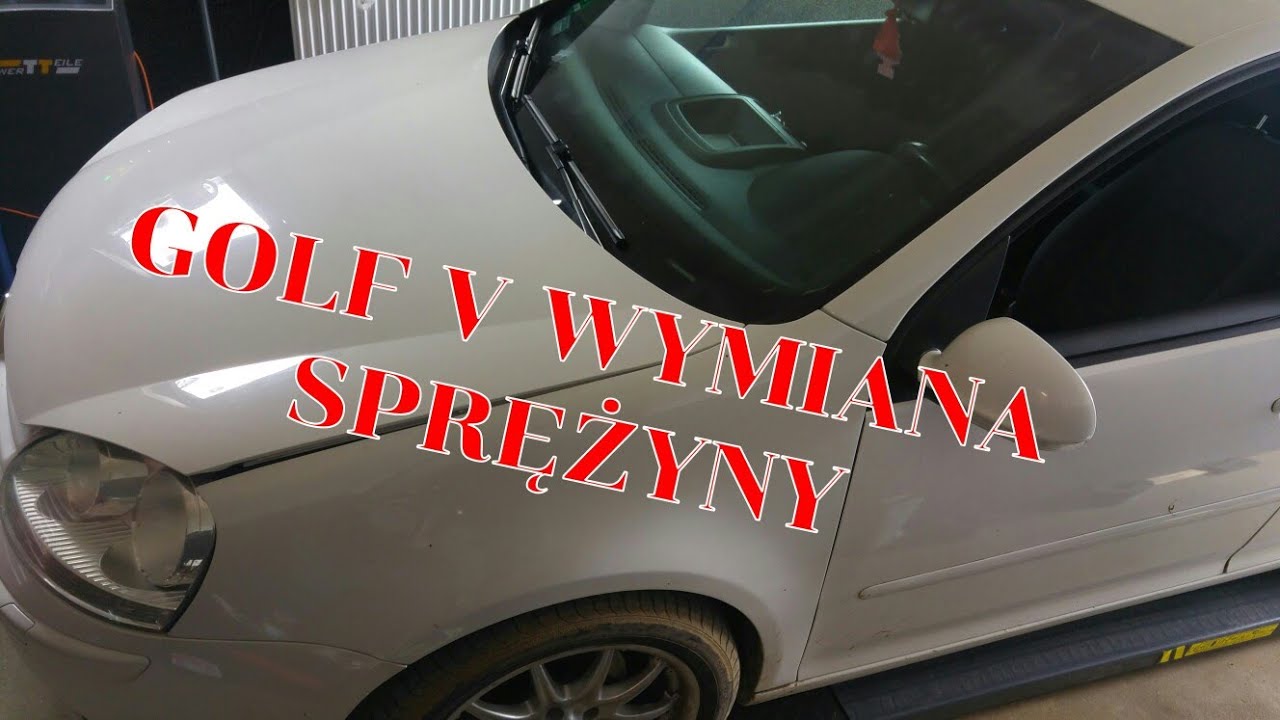 Volkswagen Golf Mk 5 wymiana sprężyny przód YouTube