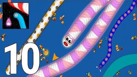 Worms Zone .io Gameplay Walkthrough Part 10 - Reach a Weight of 2,000,000+ [iOS/Android Games]