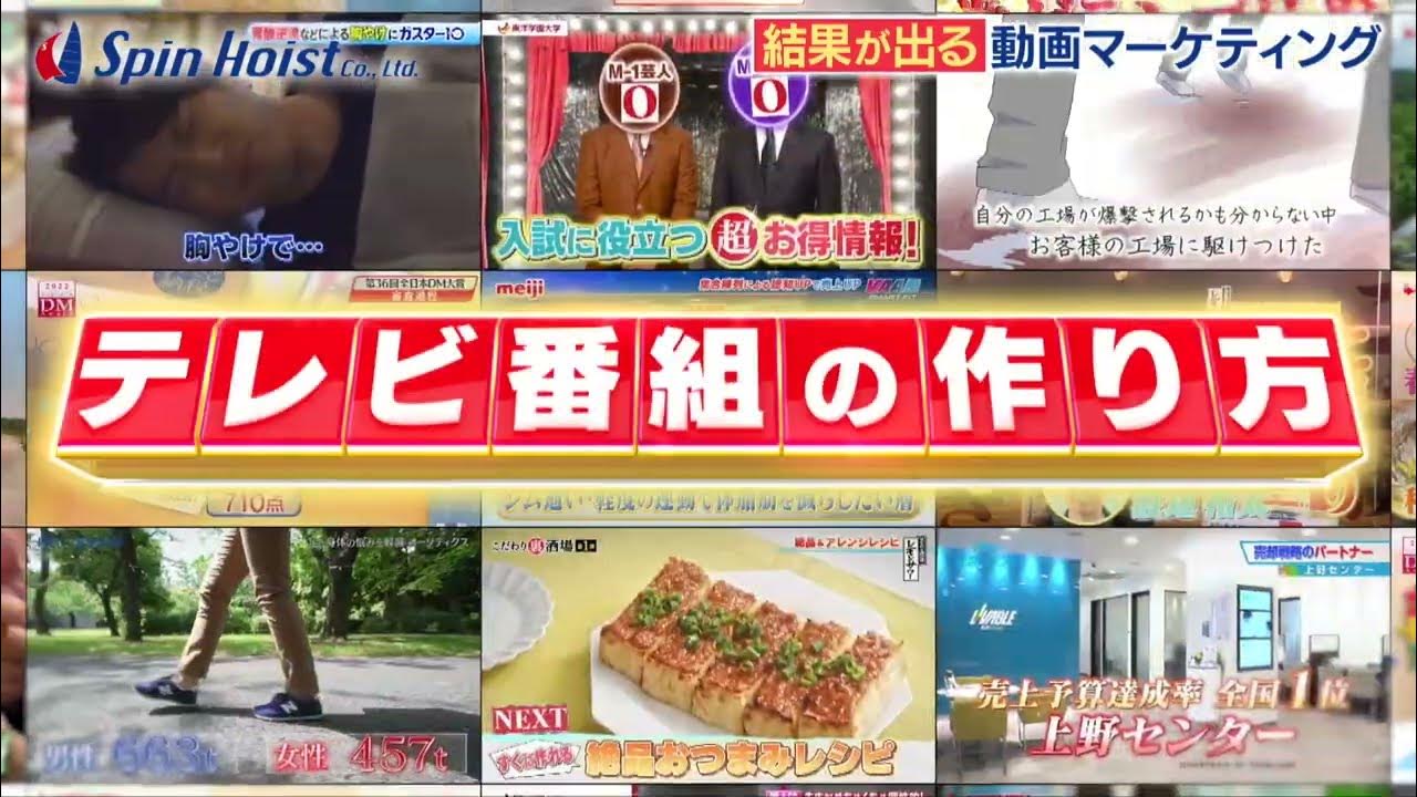 ゴールデン番組スタッフと有名ナレーターによる動画制作 Dver. YouTube