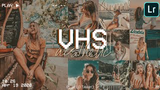 VHS Aesthetic Lightroom Preset | How To Edit VHS Aesthetic Tutorial Lightroom | Free Gratis DNG XMP screenshot 4