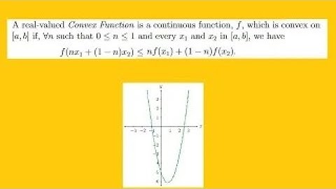 Convex Function by definition