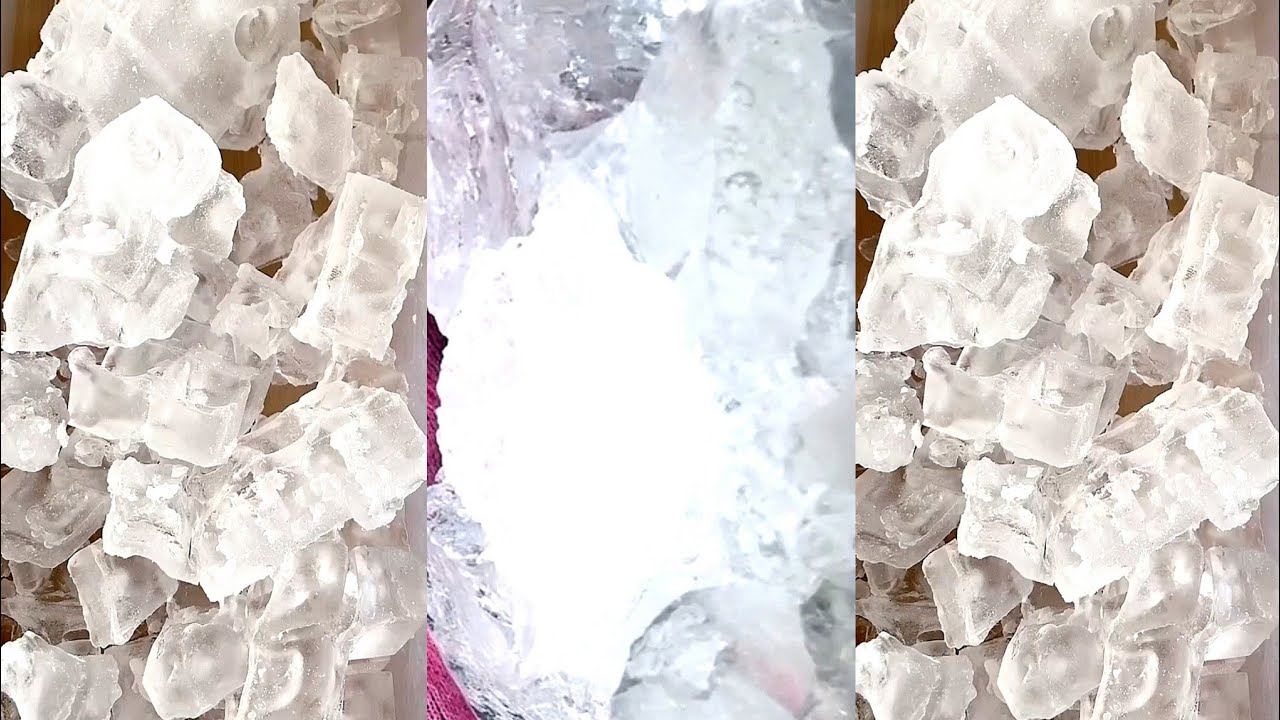 HARD ICE EATING / CRUSHED ICE. ICE EATING YouTube