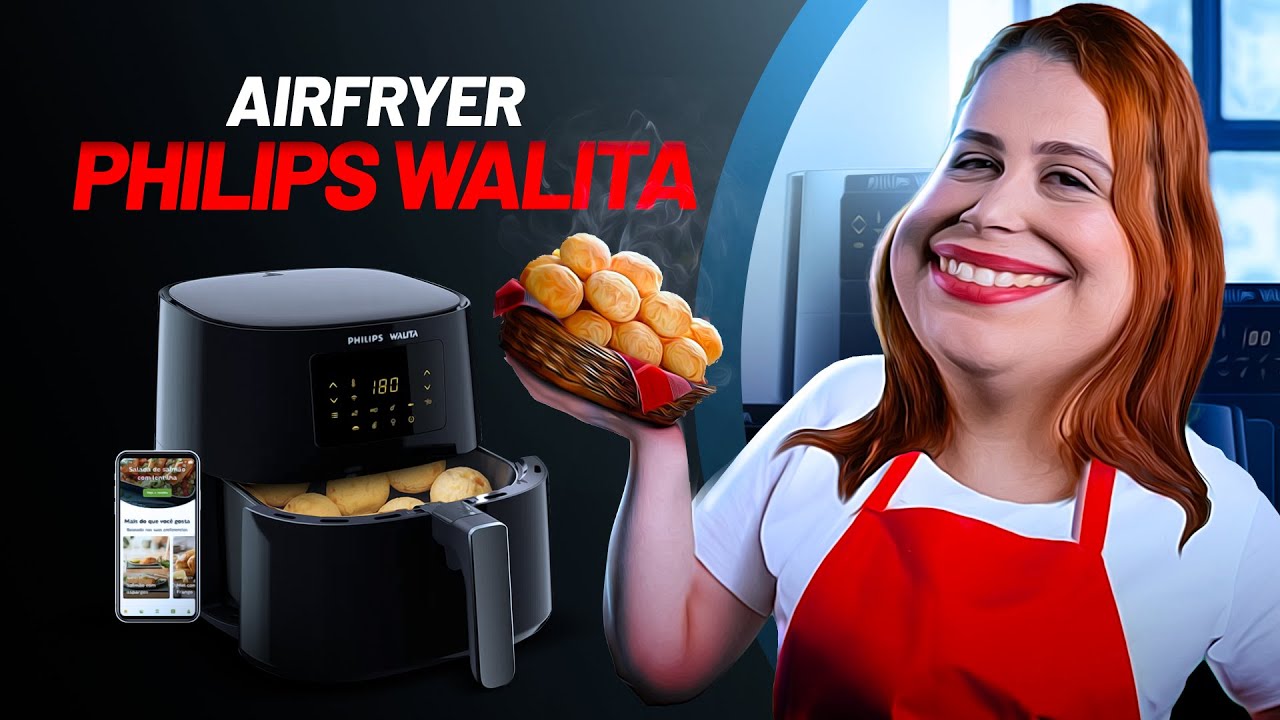 Fritadeira Airfryer Philips Walita Digital Série 3000 127V Visor de LED 6,2  Litros 2000W Preta RI9270/90