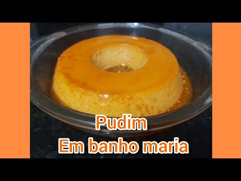 Pudim de Leite condensado em banho maria