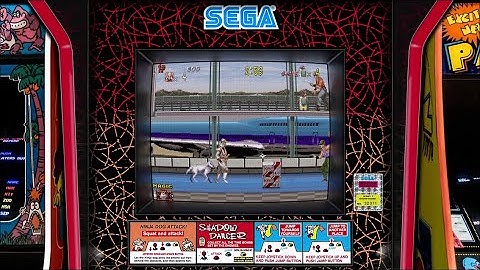 Shadow Dancer, Realistic Arcade Bezel with the Mega Bezel Reflection Shader