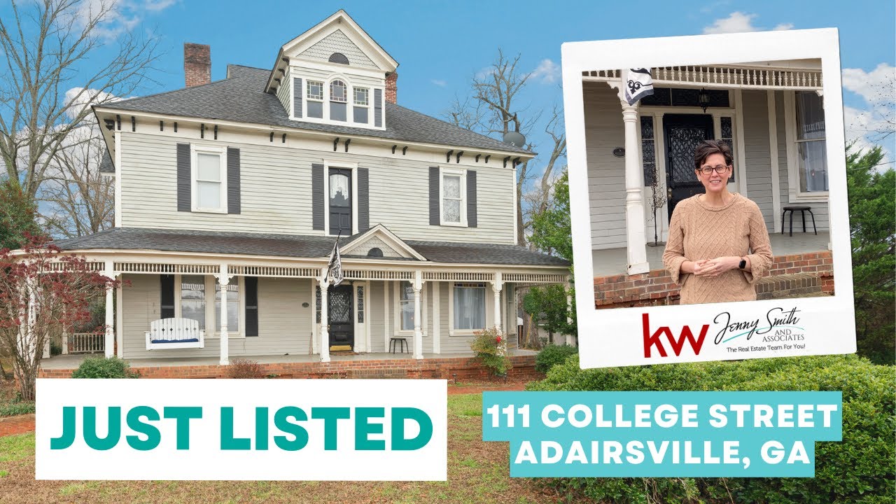 SOLD - Just Listed in Adairsville by Jenny Smith and Associates at 111 College Street