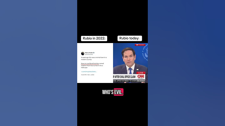 Marco Rubio utterly humiliates himself for Trump