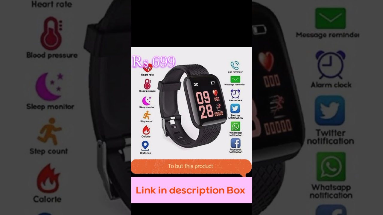 Bluetooth Smart Watch wireless fitness Band for Boys