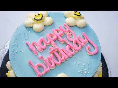 COMO ESCRIBIR EN UN PASTEL | DANI FLOWERS