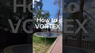 Vortex flip tutorial! #flip #trampoline #tricking