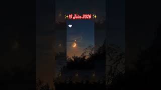 🌛Lune et Venus 💫#lune#venus#astres#cosmos#18/06/2026