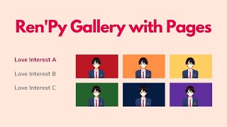 Image Gallery with Pages | A Ren'Py Tutorial screenshot 5