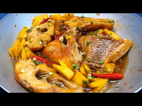 Video CÁ DIÊU HỒNG KHO KHÓM món ăn ngon vùng sông nước - món... - youtube