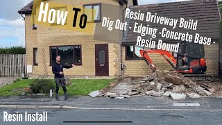 How to build a resin driveway in Lancashire / Manchester / Merseyside step by step