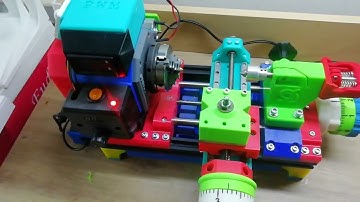 3d printed lathe machine