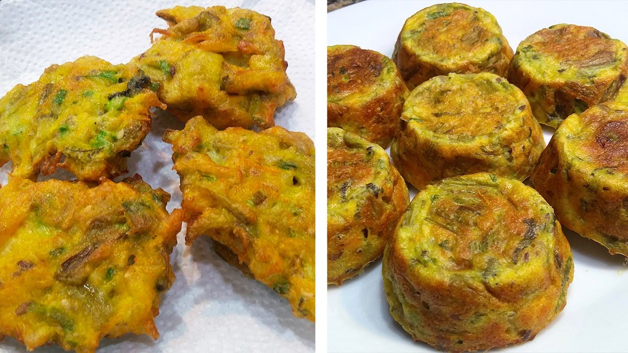 Buñuelos de Pencas de Acelga, fritos y al horno!