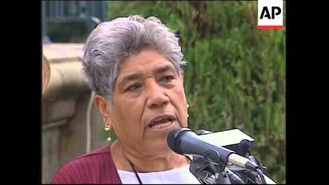 Protest about alleged police involvement in Juarez...