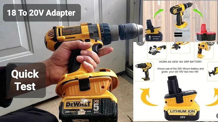 Dewalt 18V to 20V Battery Adapter Review – Worth the Upgrade?