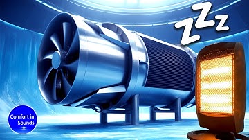 Relaxing Wind Tunnel Fan and Heater Sounds (no ads) | White Noise, Sleep, Study or Meditate