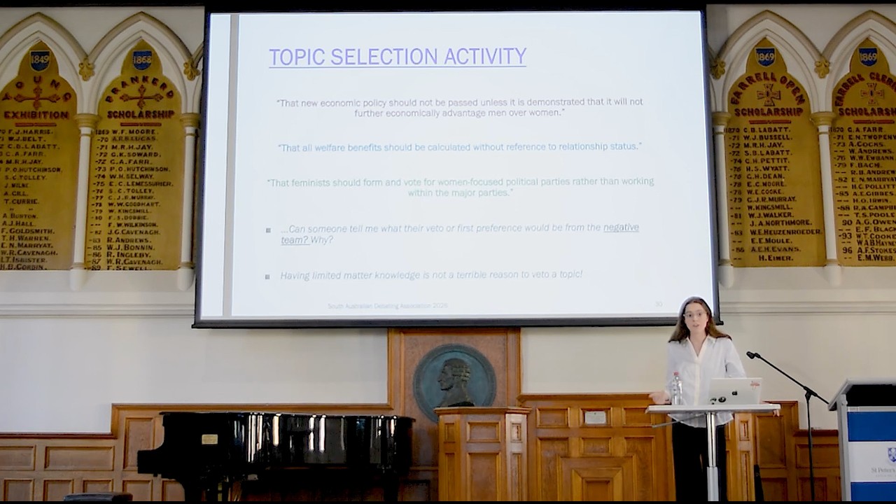 2026 SADA Education Evening 3: Secret Topic Case Construction, POI and ...